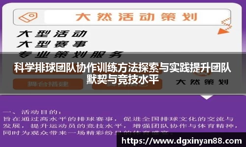 科学排球团队协作训练方法探索与实践提升团队默契与竞技水平