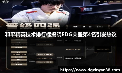 和平精英技术排行榜揭晓EDG荣登第4名引发热议